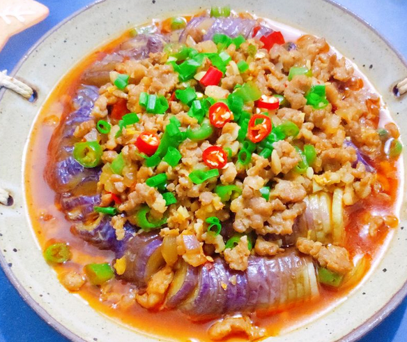 家常肉末茄子